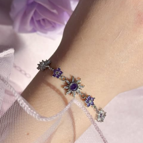 Pulseira Rapunzel – Banhada a Ouro/Prata + Caixa de presente incluída