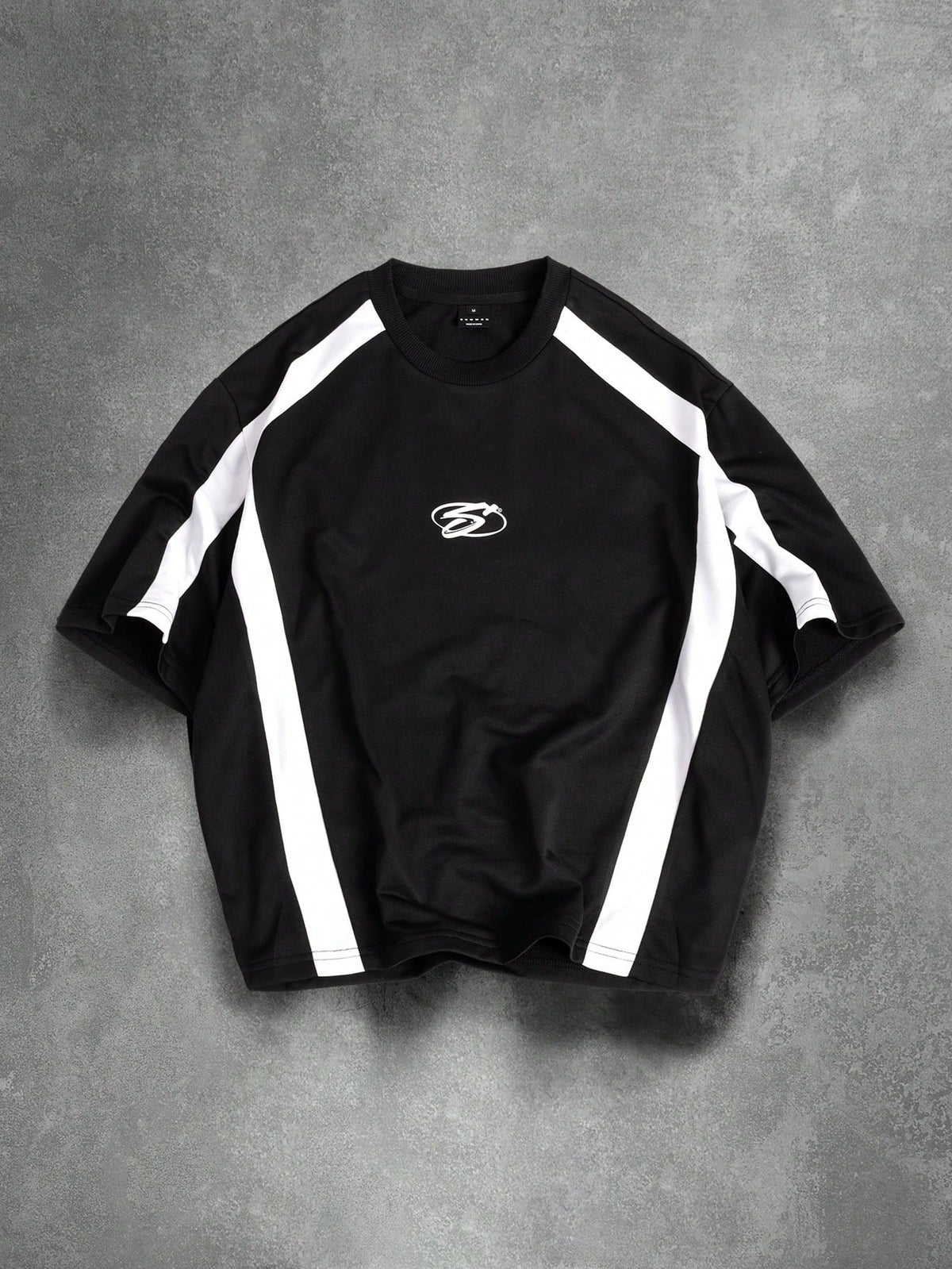 Oversized Contrast Panel T-Shirt