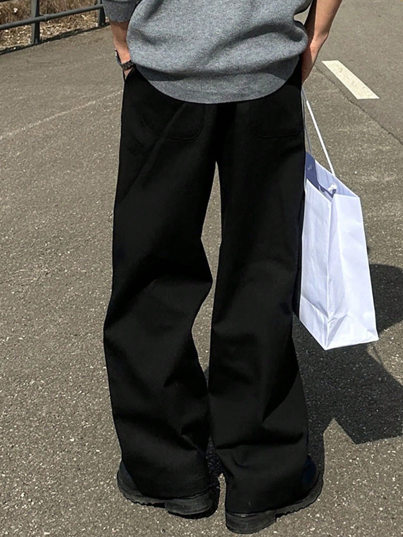 Classic Baggy Cotton Pants