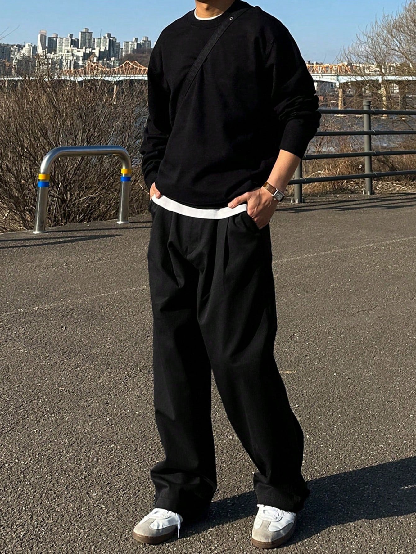 Classic Baggy Cotton Pants