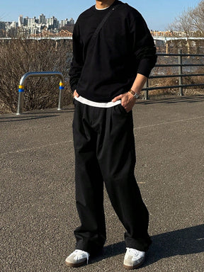 Classic Baggy Cotton Pants