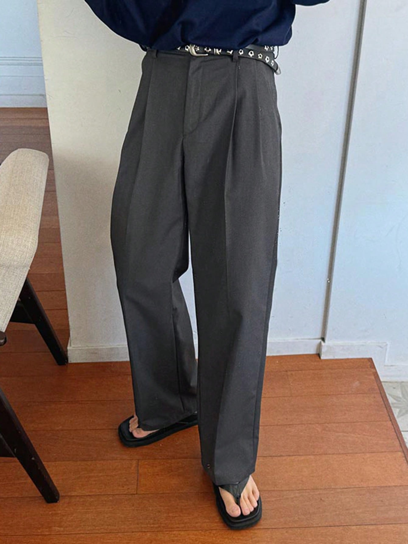 Minimal Tailored Wide Pants