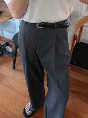 Minimal Tailored Wide Pants