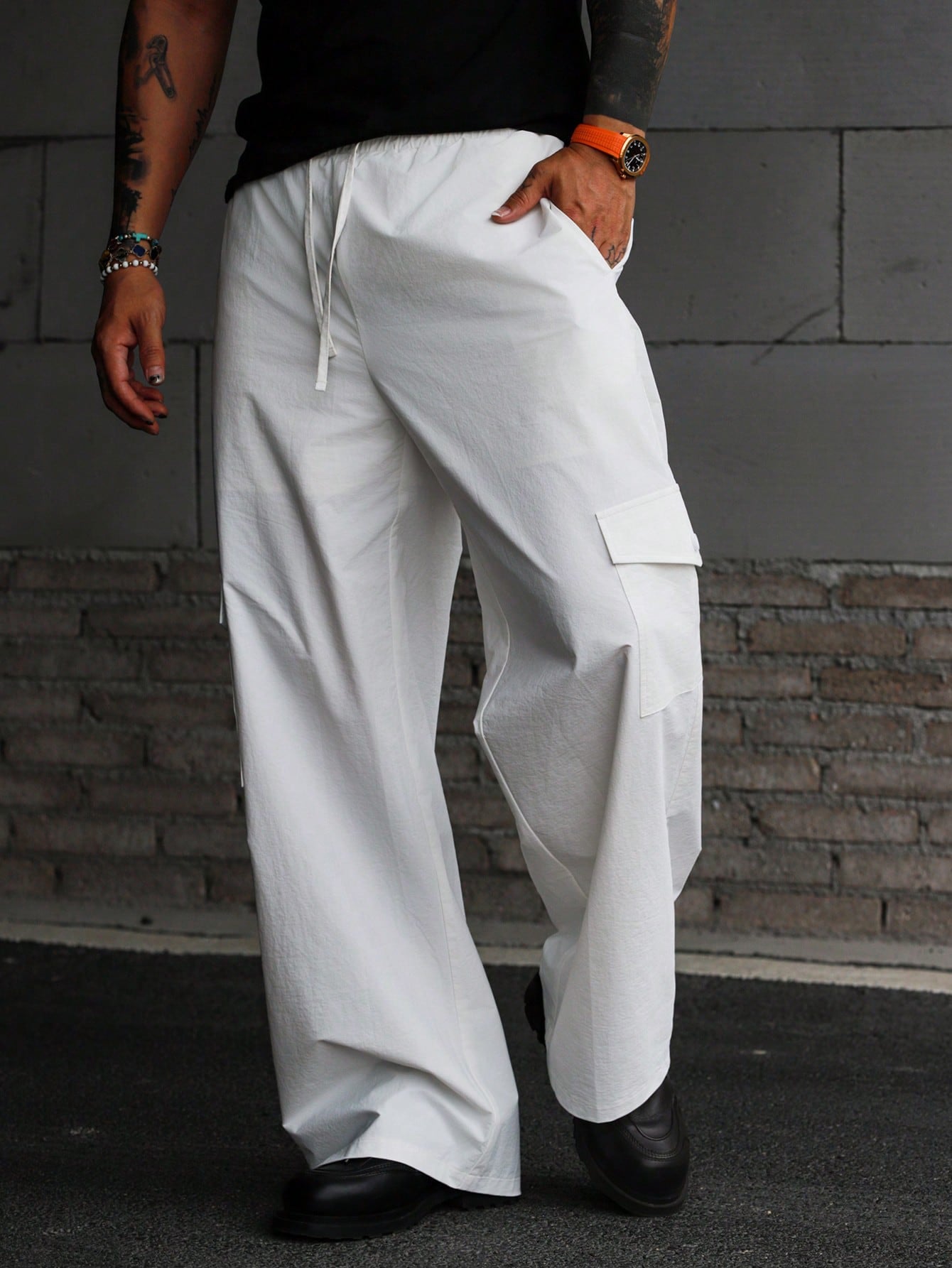 Wide Leg Cargo Pants