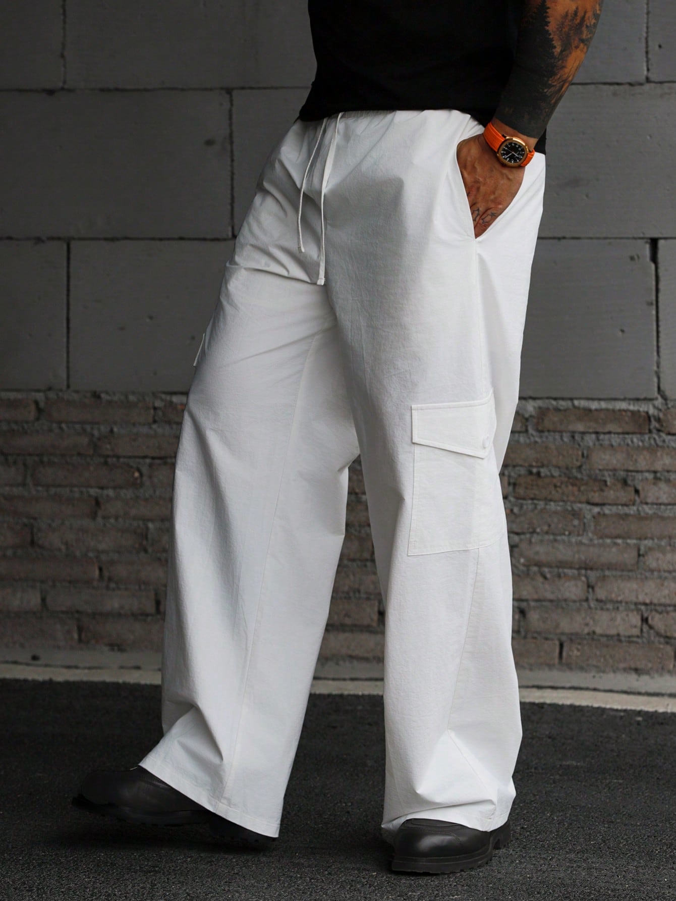Wide Leg Cargo Pants