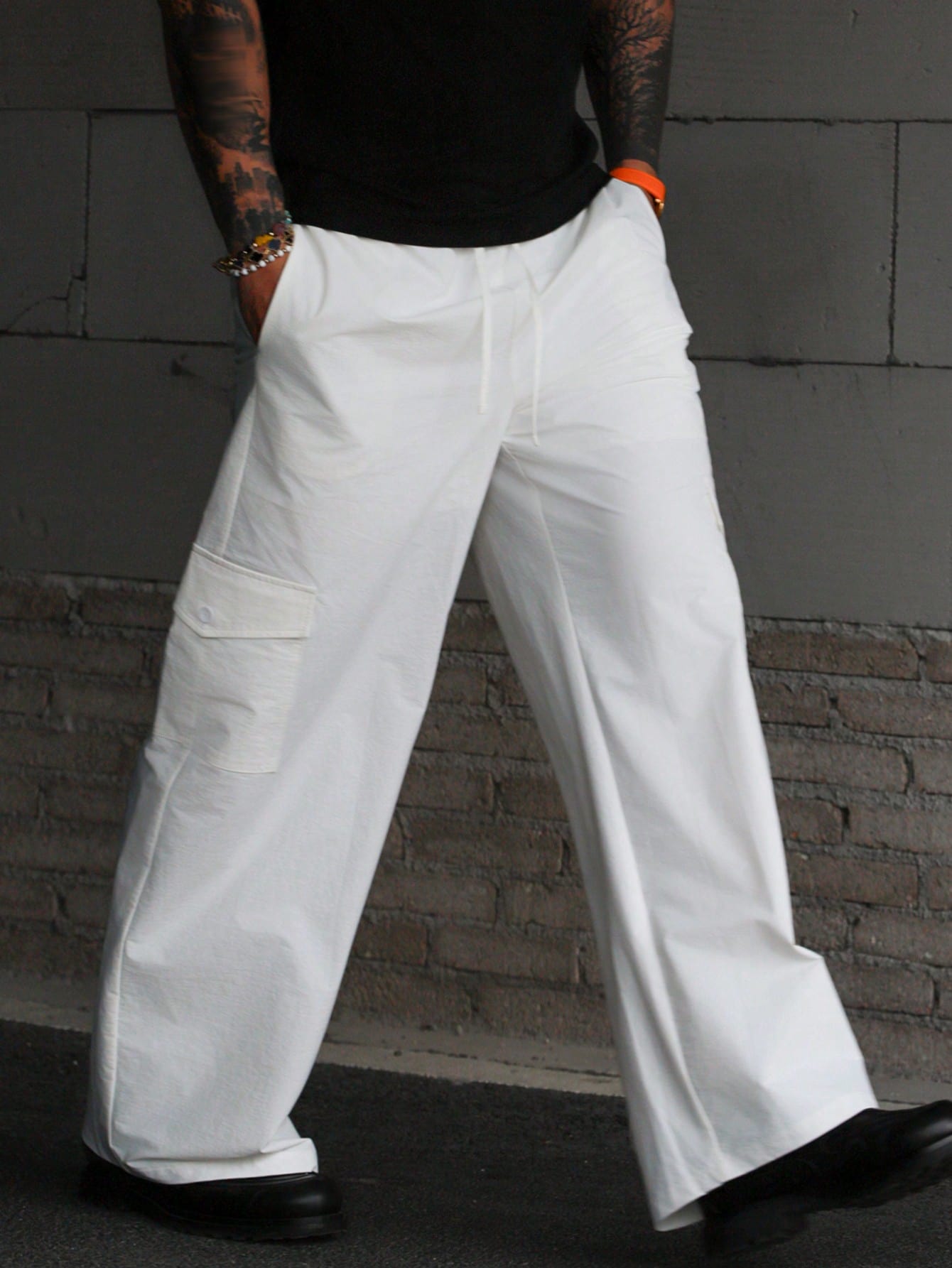 Wide Leg Cargo Pants