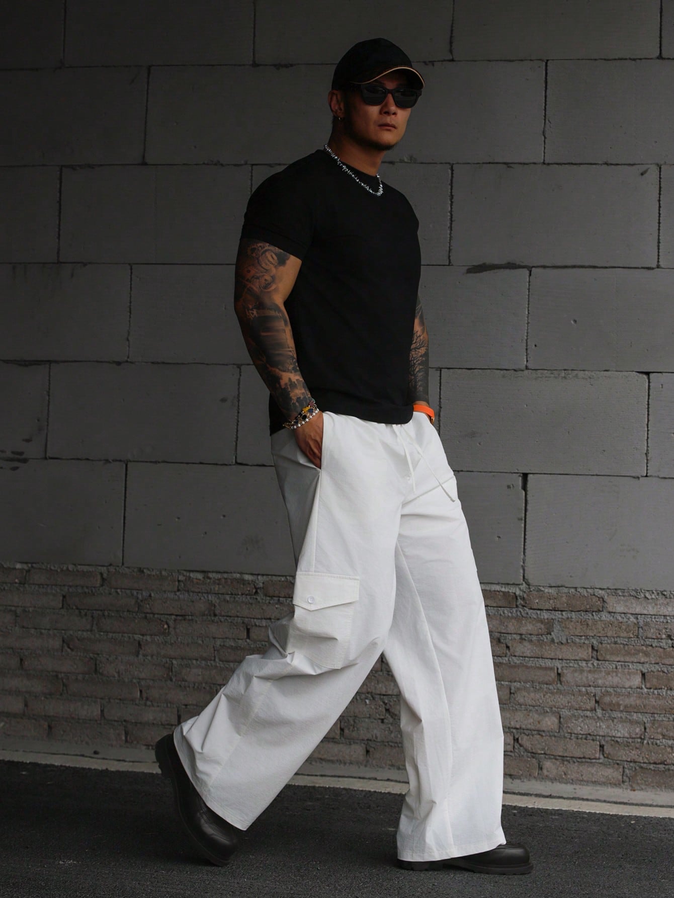 Wide Leg Cargo Pants