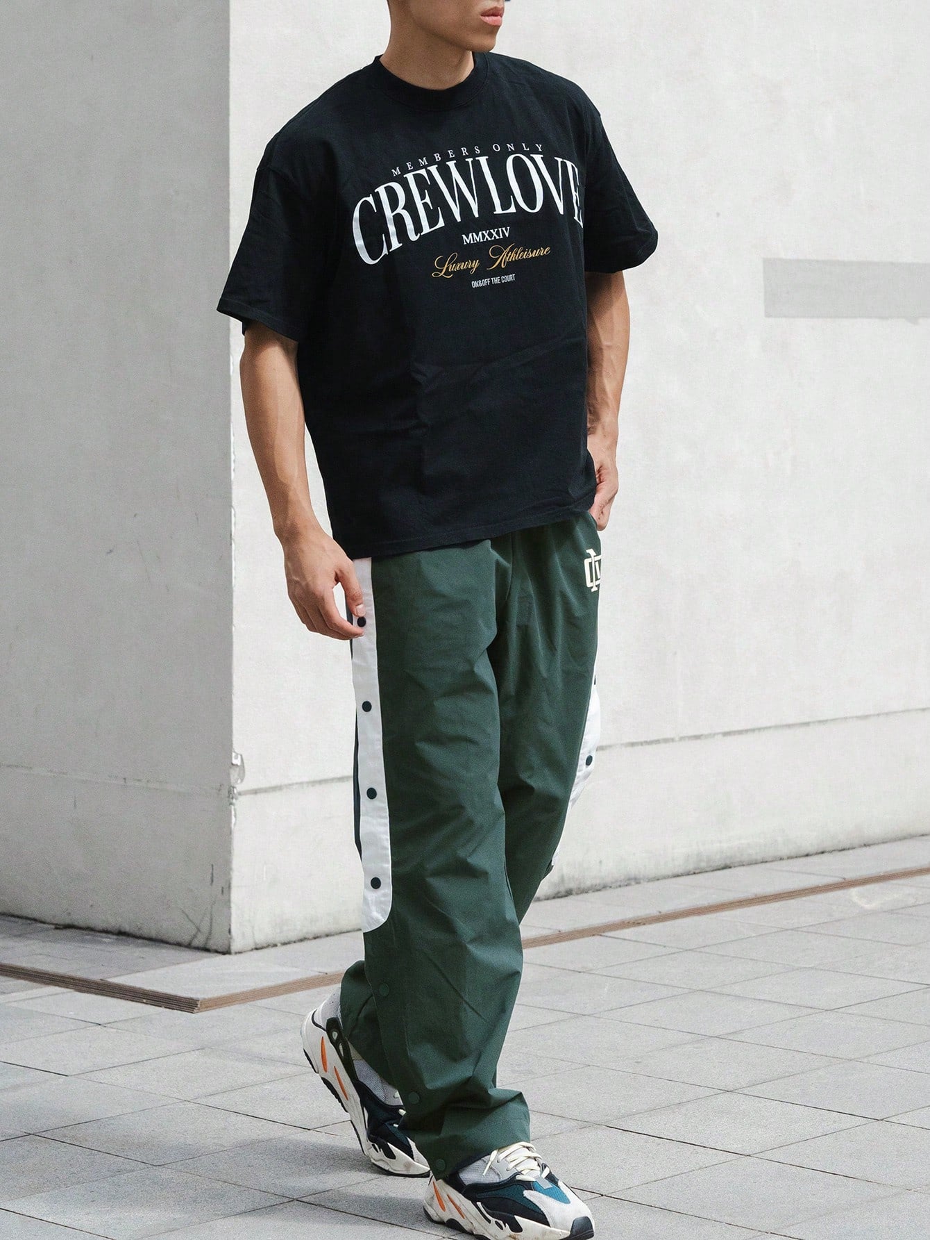 Vintage Side Snap Track Pants