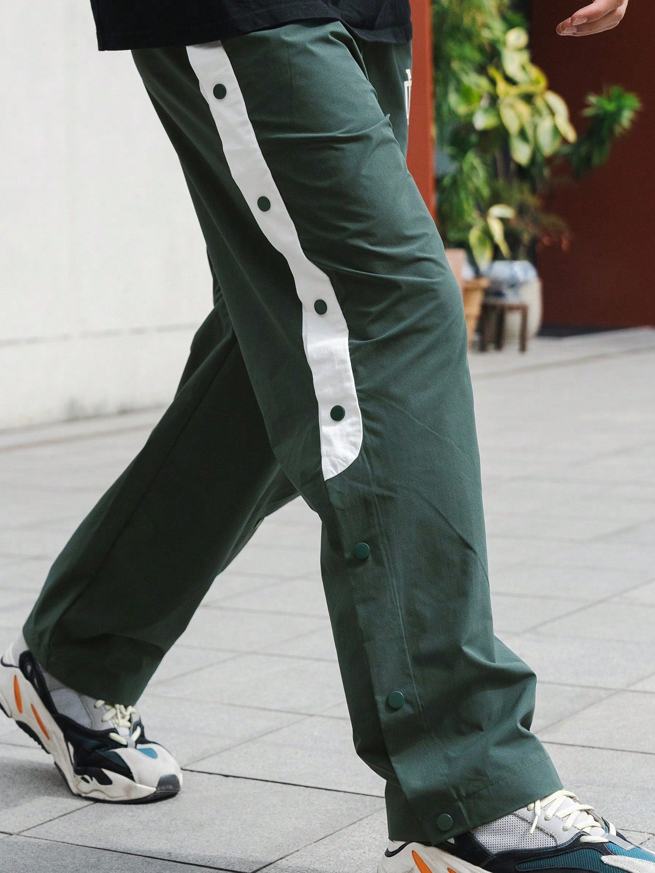 Vintage Side Snap Track Pants