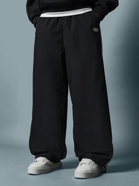 Oversized Black Track Pants