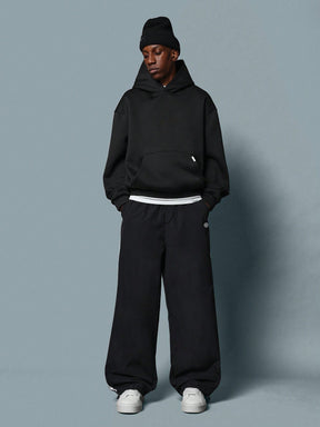 Oversized Black Track Pants