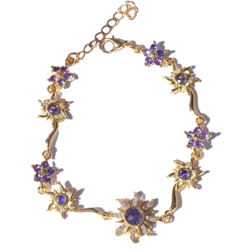 Pulseira Rapunzel – Banhada a Ouro/Prata + Caixa de presente incluída